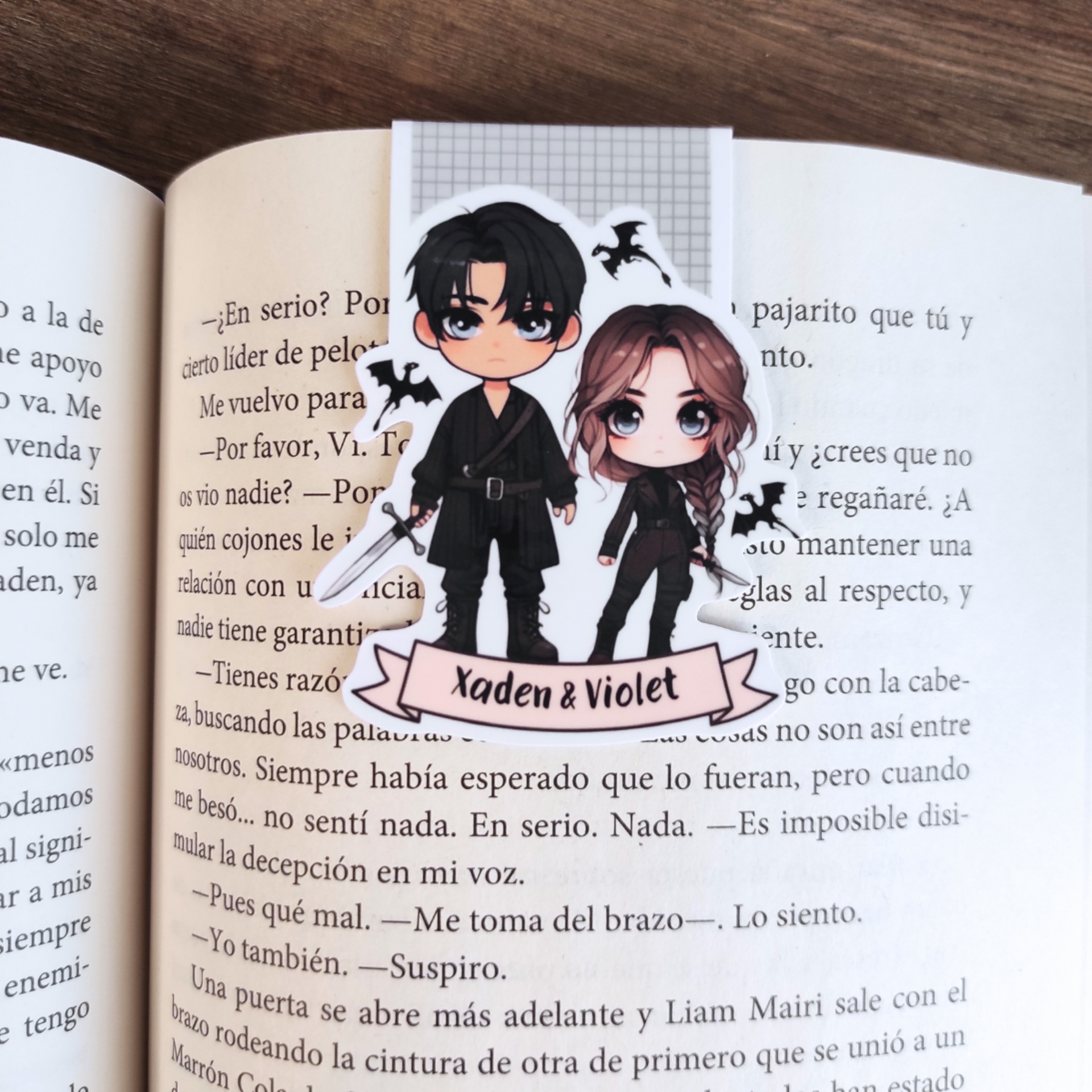 Marcapáginas Alas de sangre / Violet & Xaden - 2