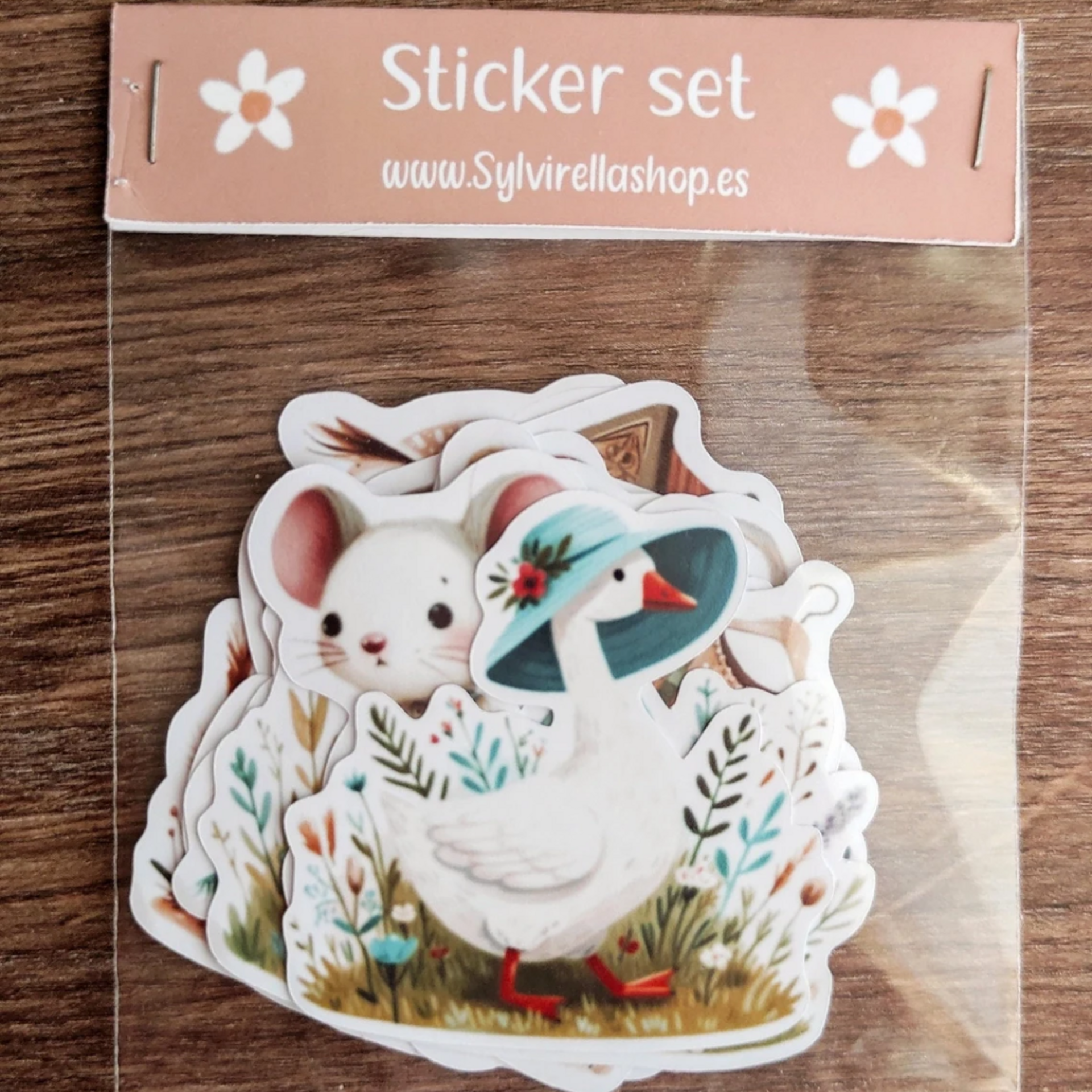 Set de stickers "Cottagecore" - 6