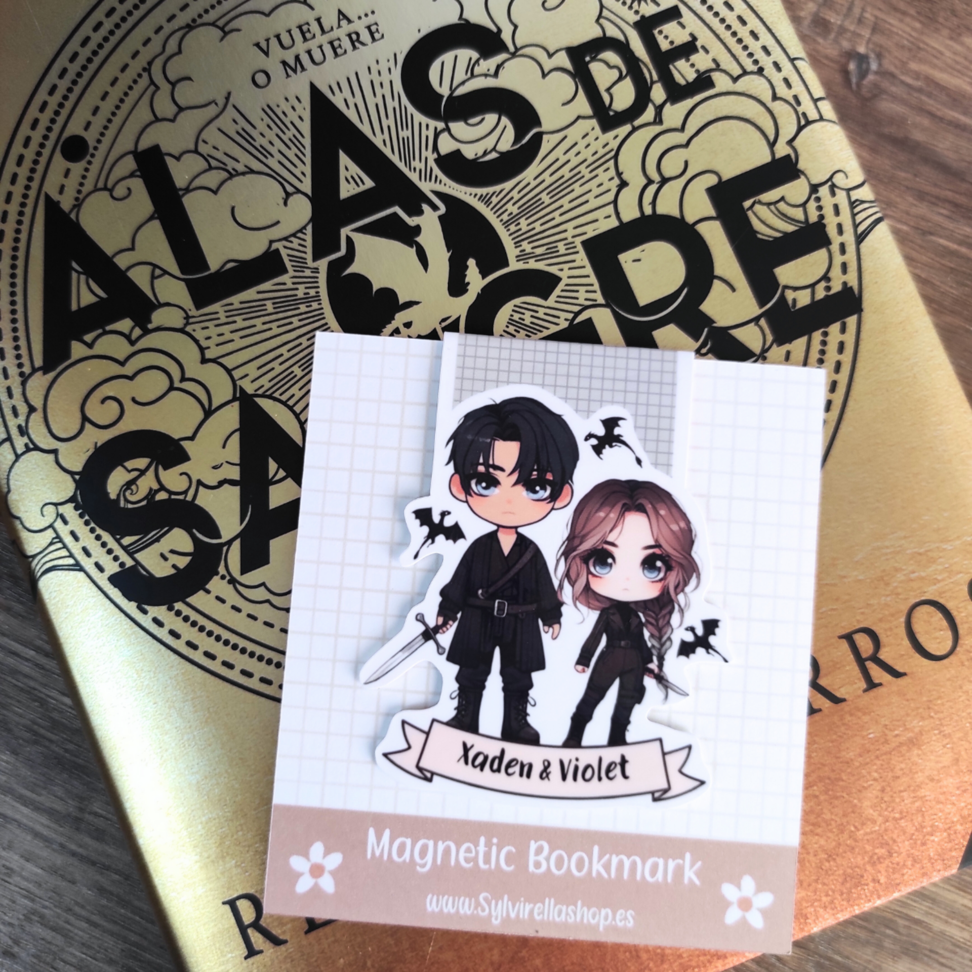 Marcapáginas Alas de sangre / Violet & Xaden - 6