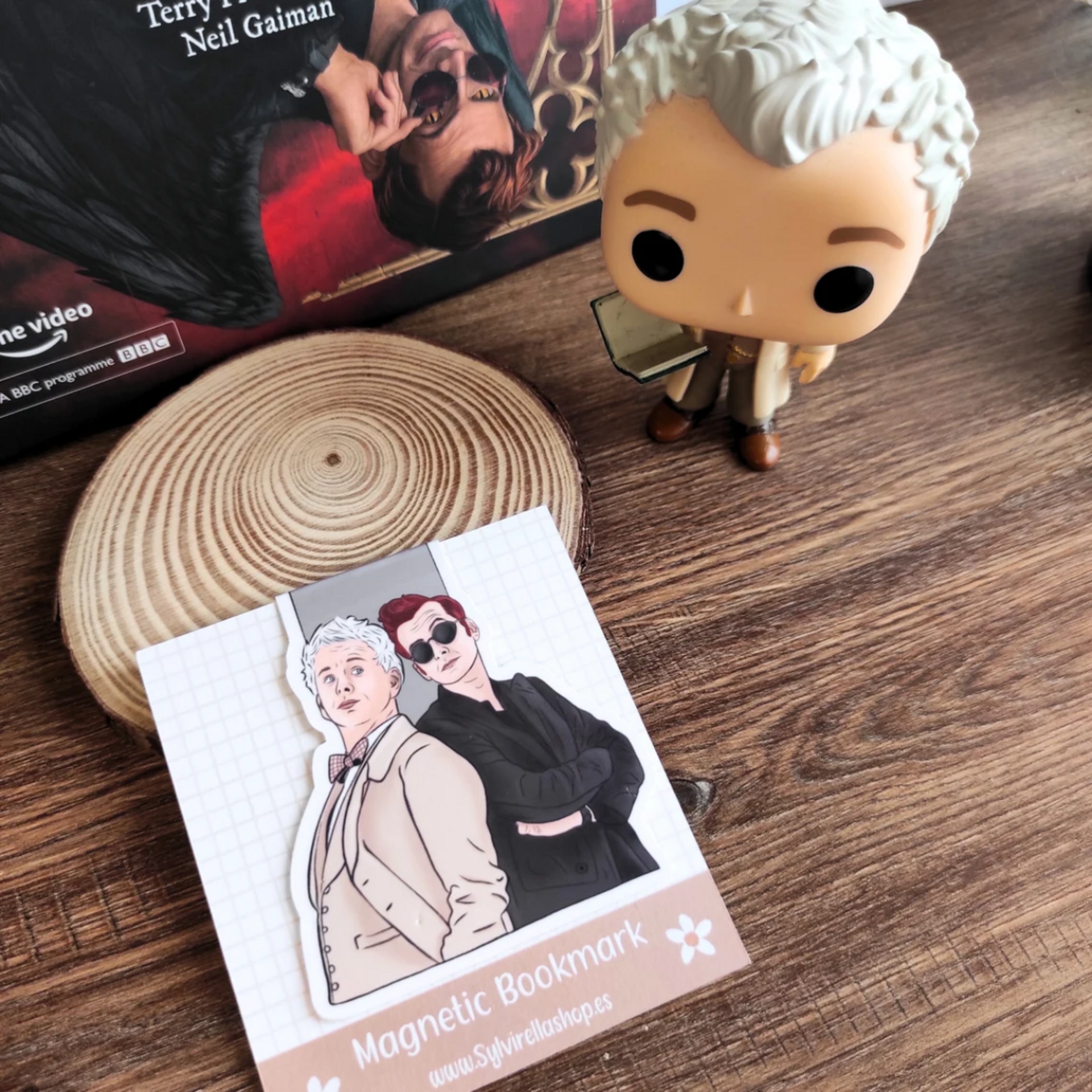 Marcapáginas magnético Good Omens - 5