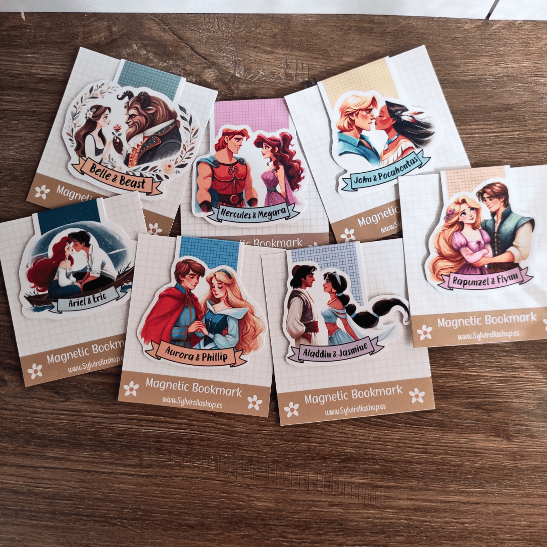 Marcapáginas "Parejas Disney" - 2