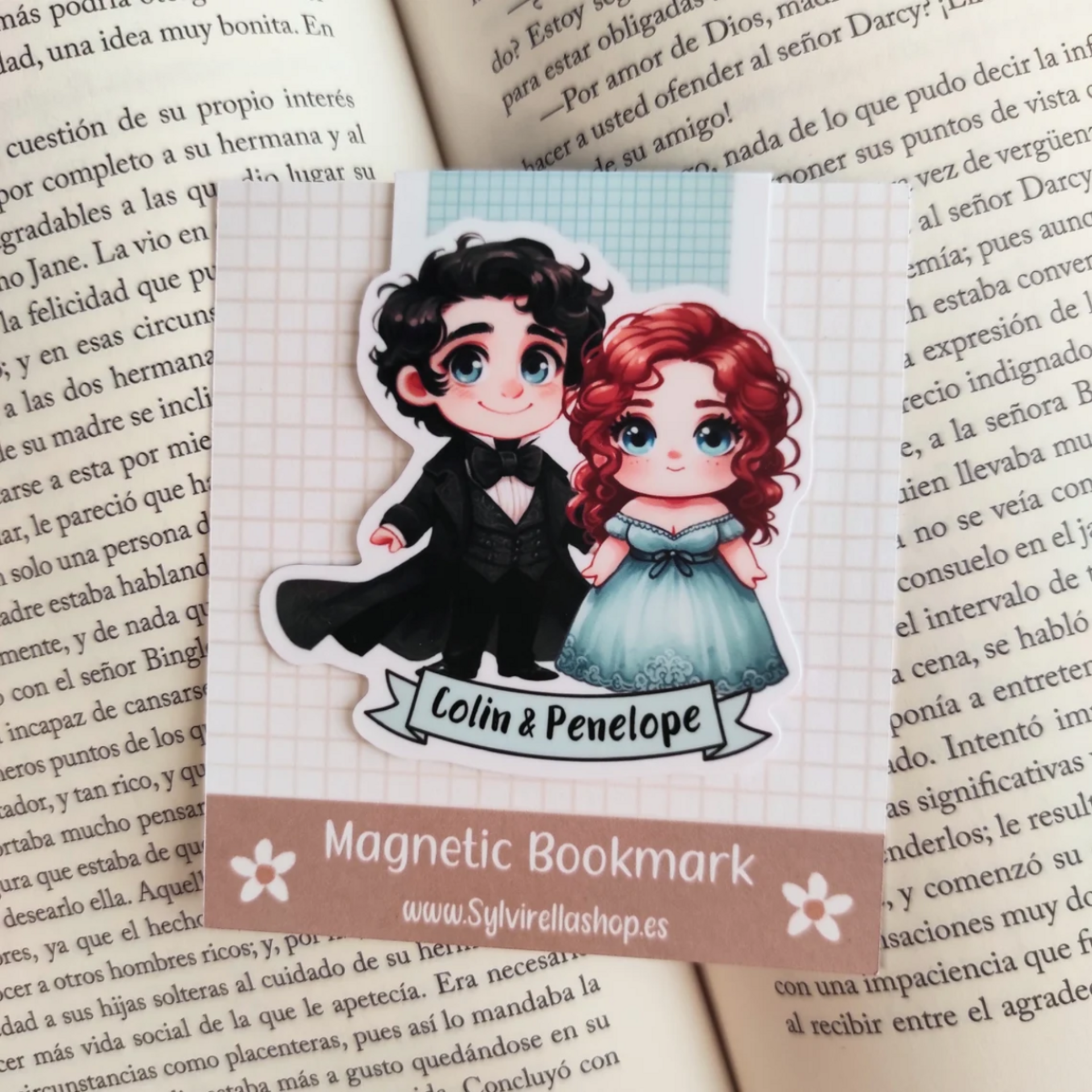 Marcapáginas de Los Bridgerton - Colin y Penélope - 3