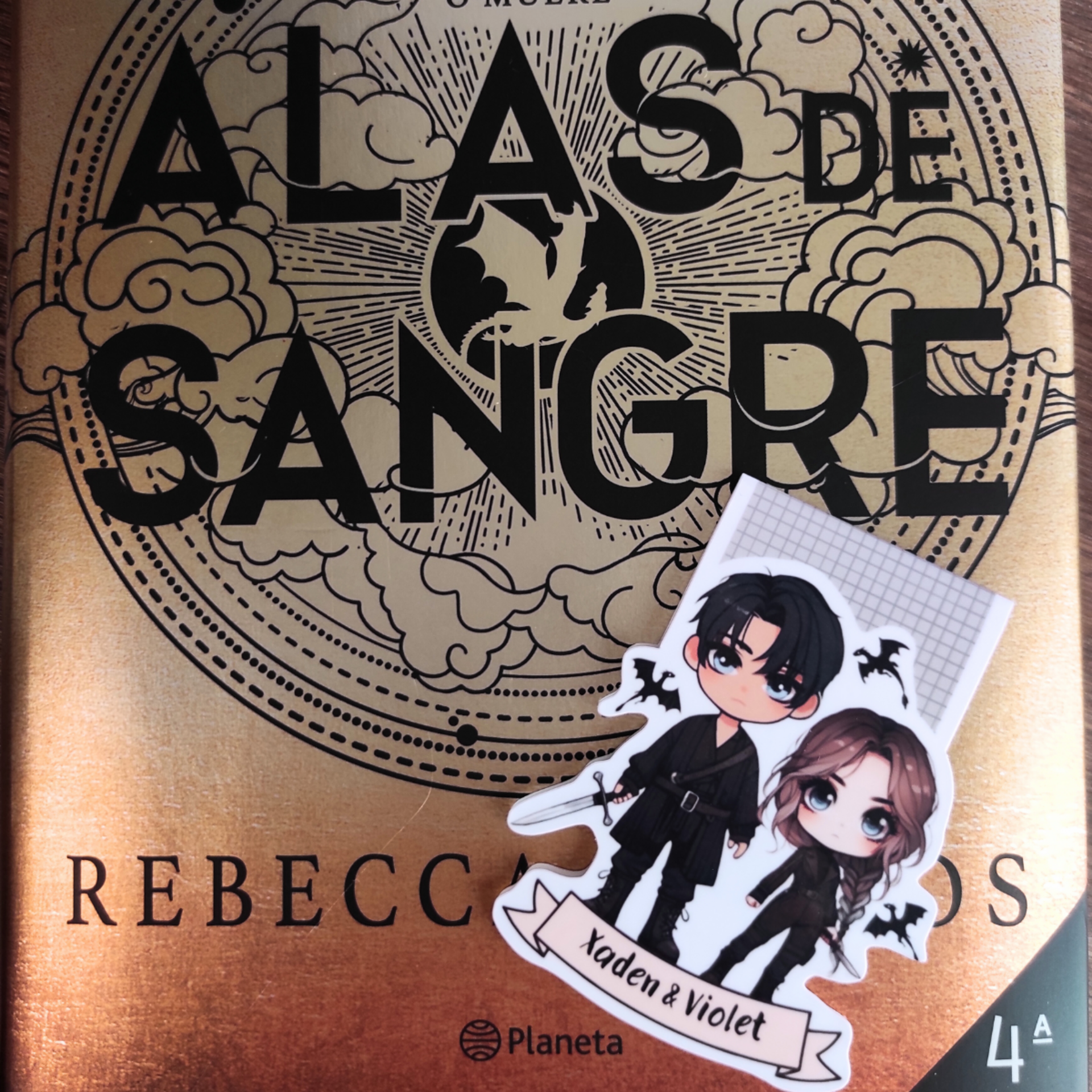 Marcapáginas Alas de sangre / Violet & Xaden - 7