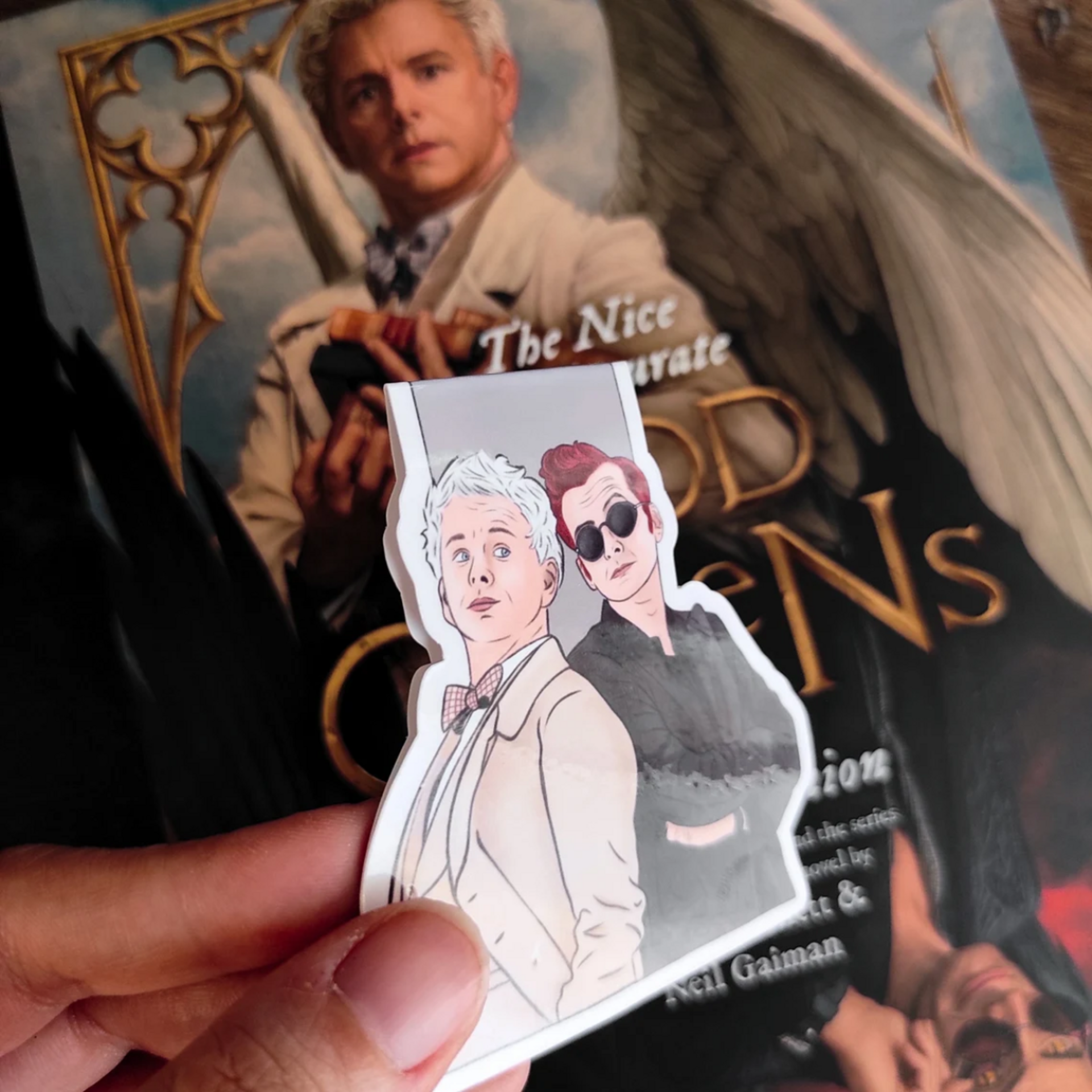 Marcapáginas magnético Good Omens - 4