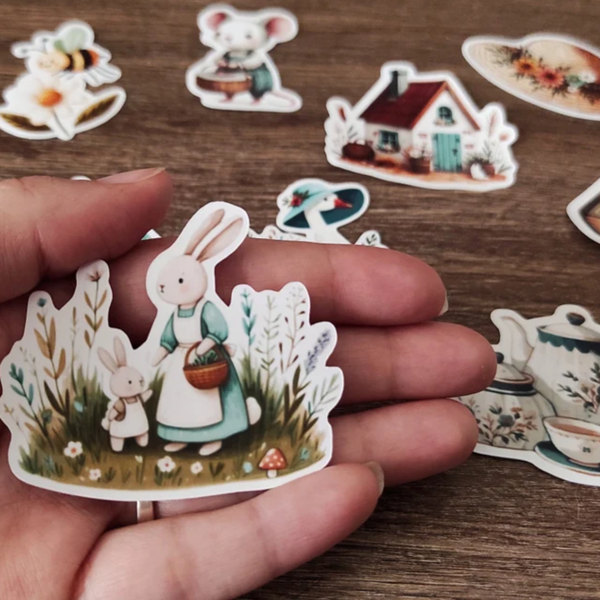 Set de stickers "Cottagecore" - 5