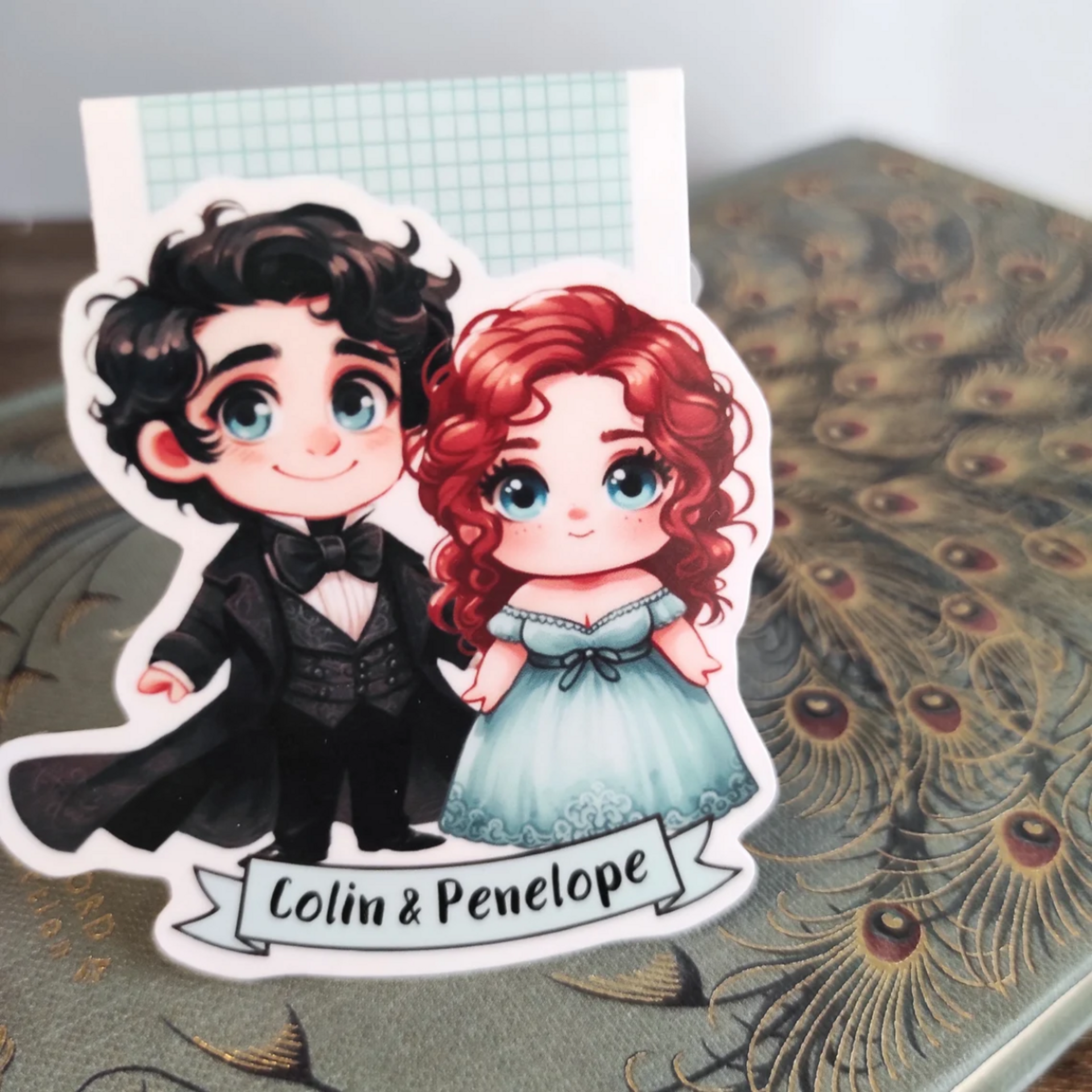 Marcapáginas de Los Bridgerton - Colin y Penélope - 4