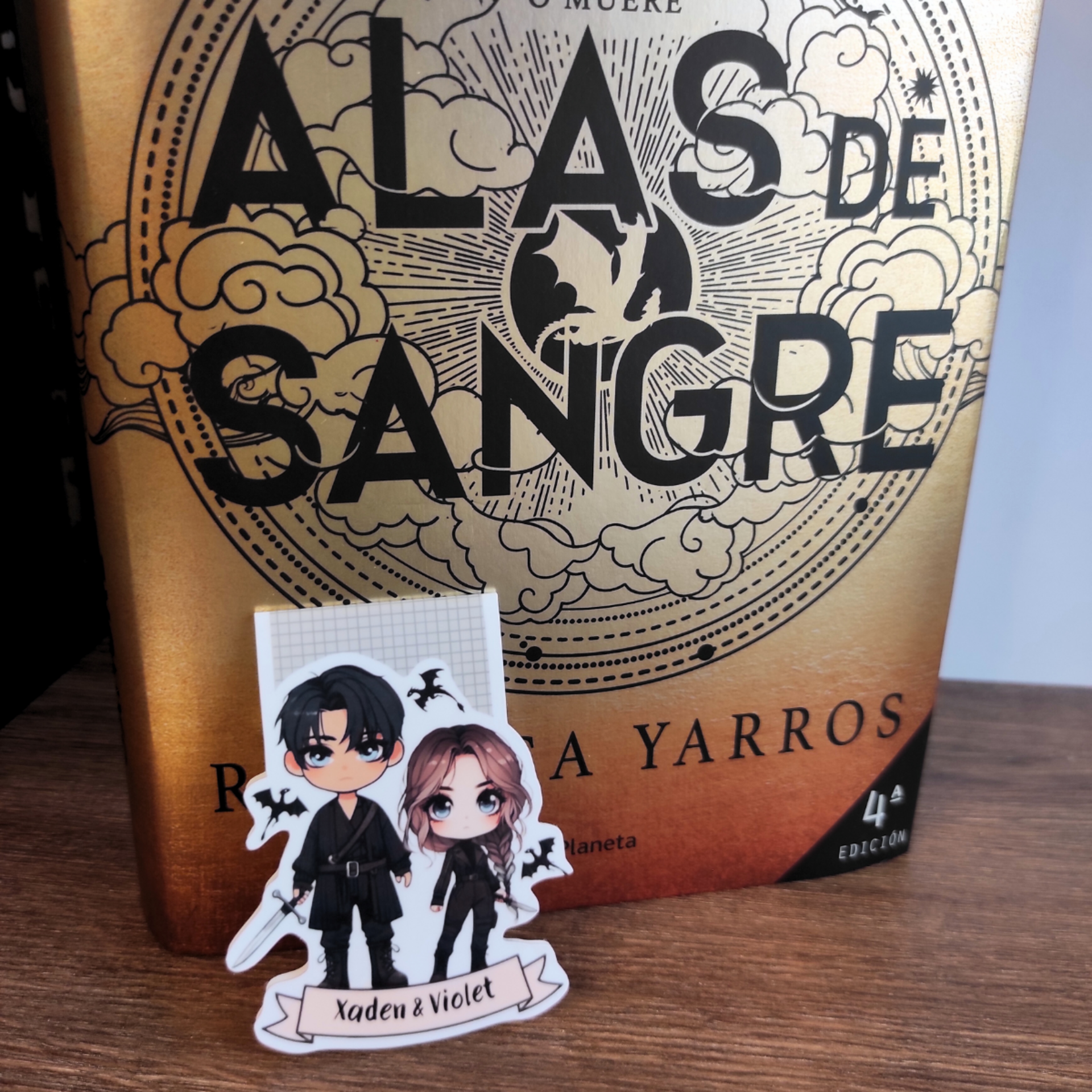 Marcapáginas Alas de sangre / Violet & Xaden - 3