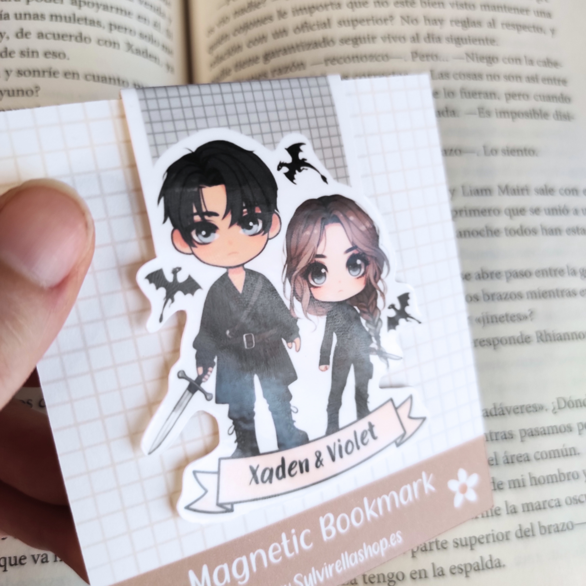 Marcapáginas Alas de sangre / Violet & Xaden - 4