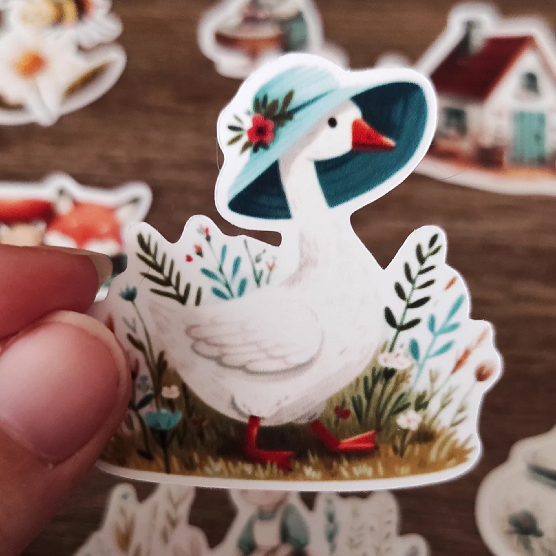 Set de stickers "Cottagecore" - 4