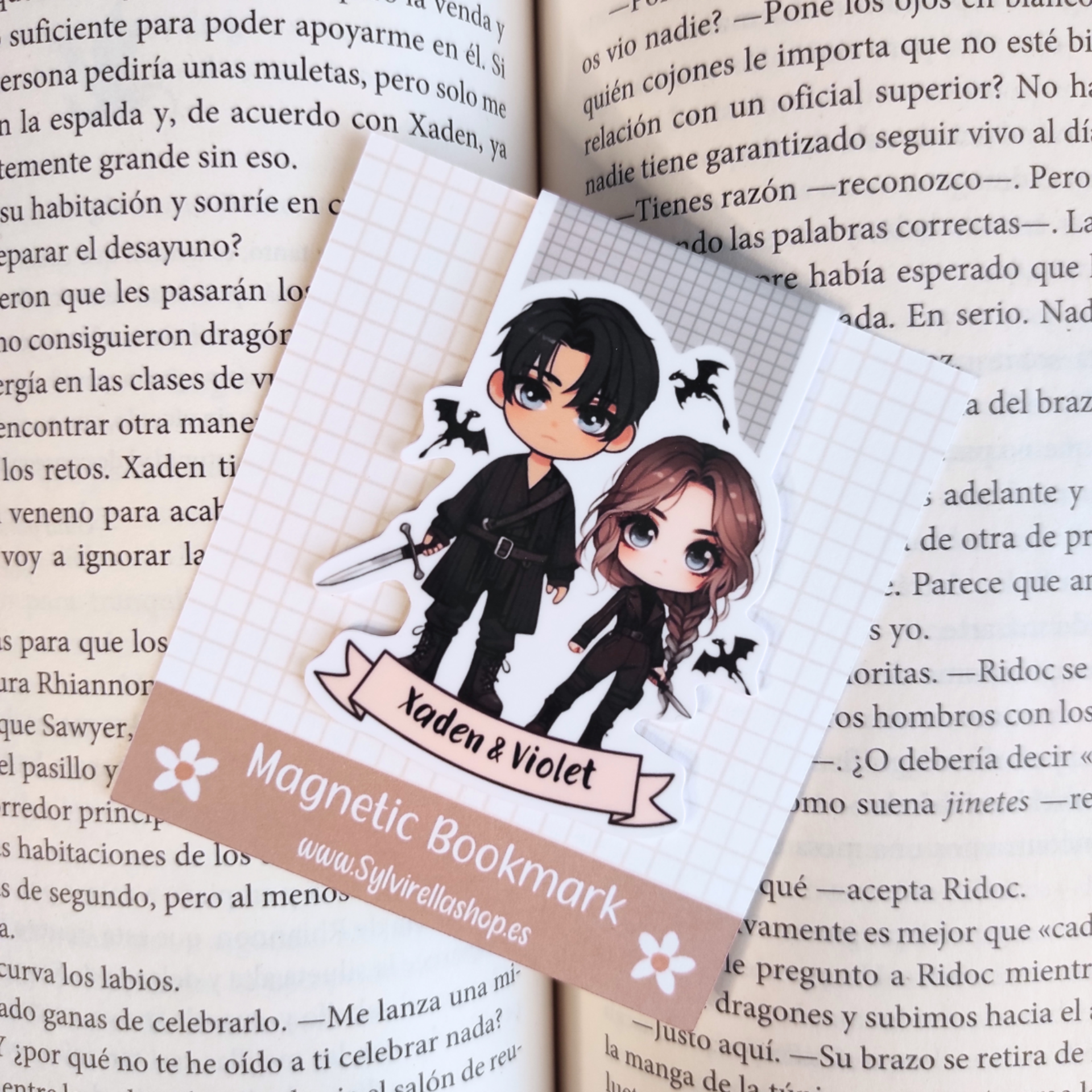 Marcapáginas Alas de sangre / Violet & Xaden - 5