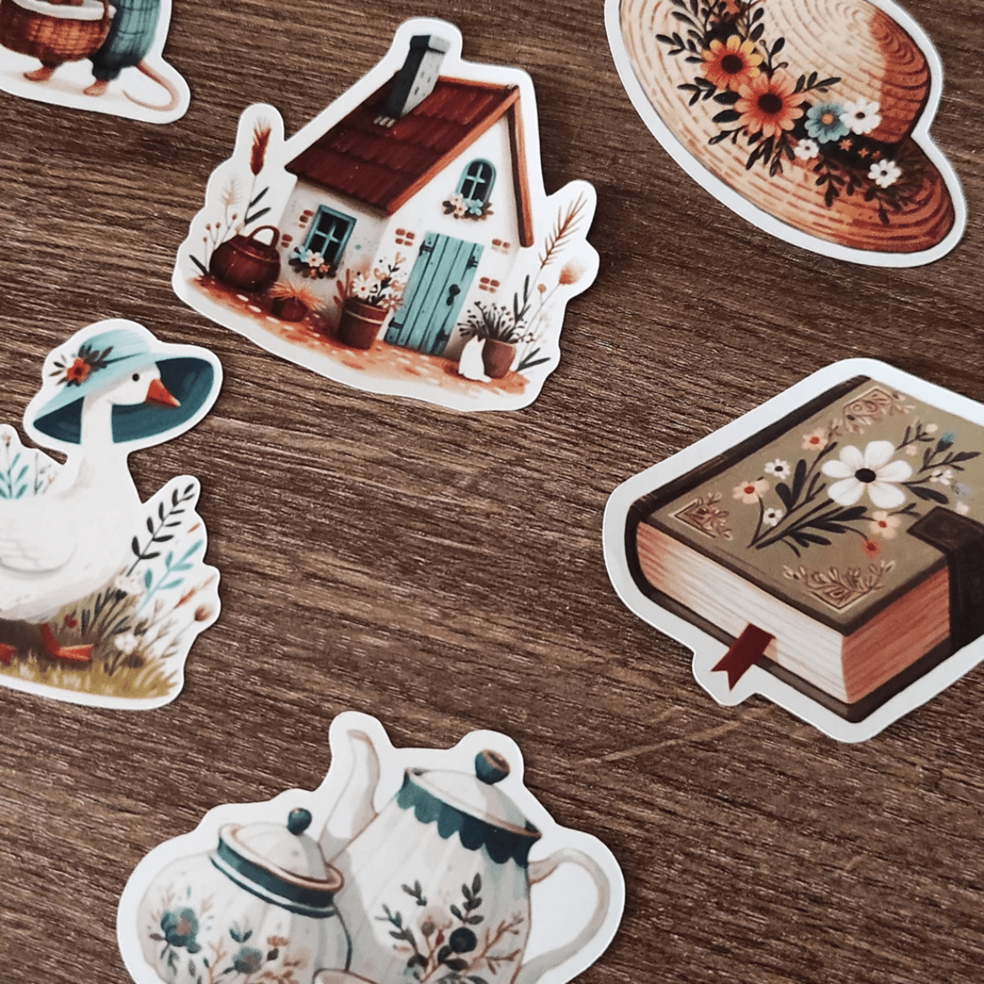 Set de stickers "Cottagecore" - 3
