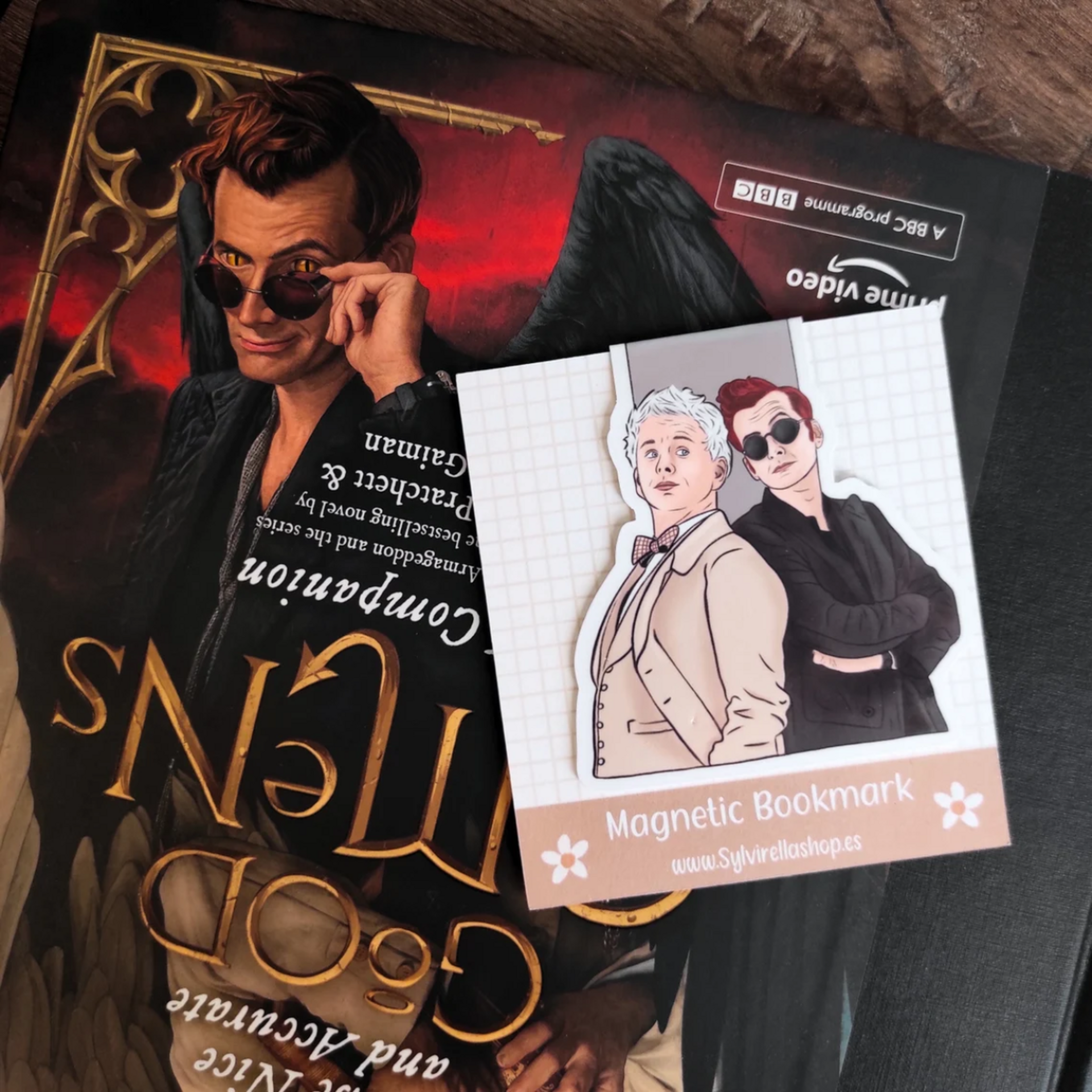 Marcapáginas magnético Good Omens - 3