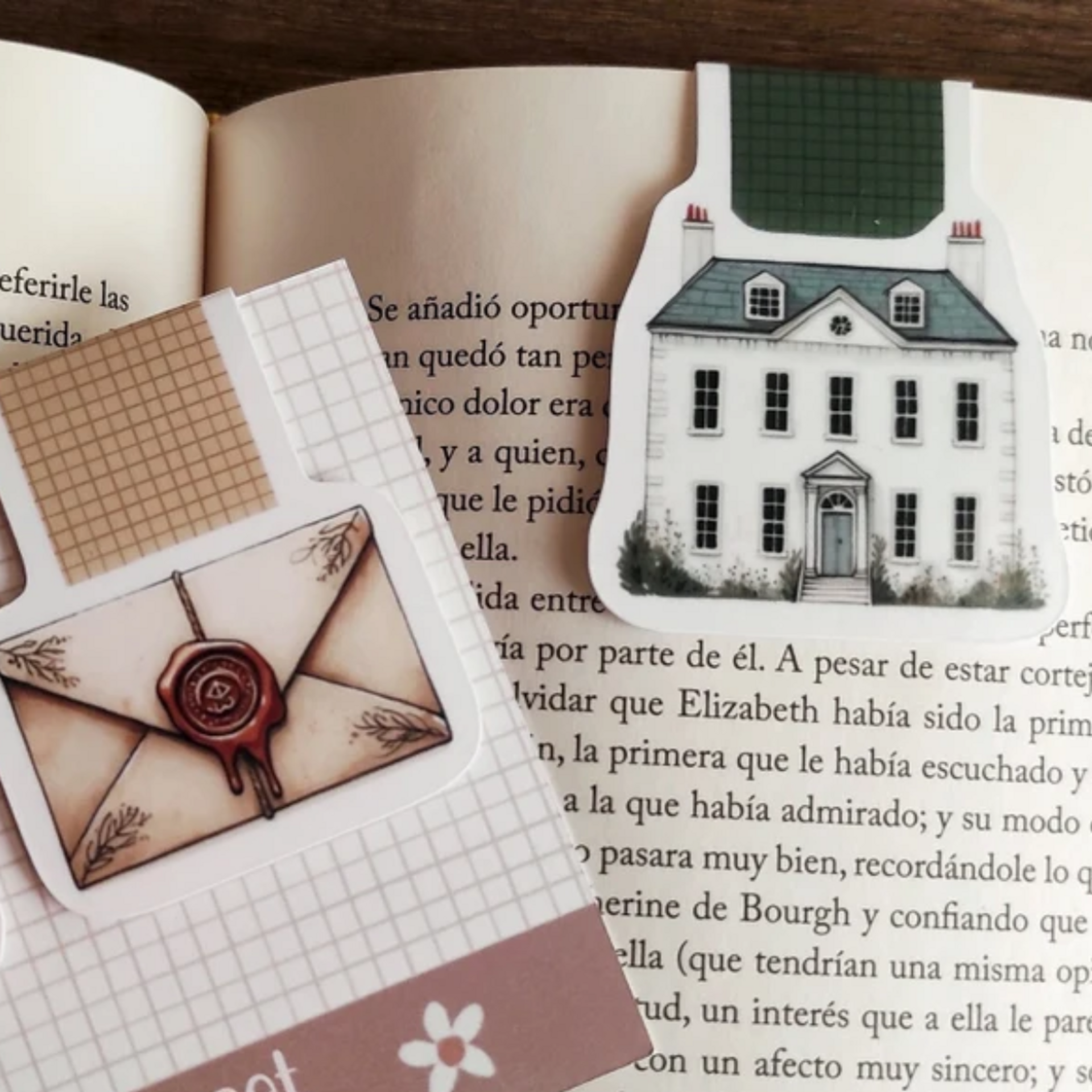 Set de 3 marcapáginas de Jane Austen - 2